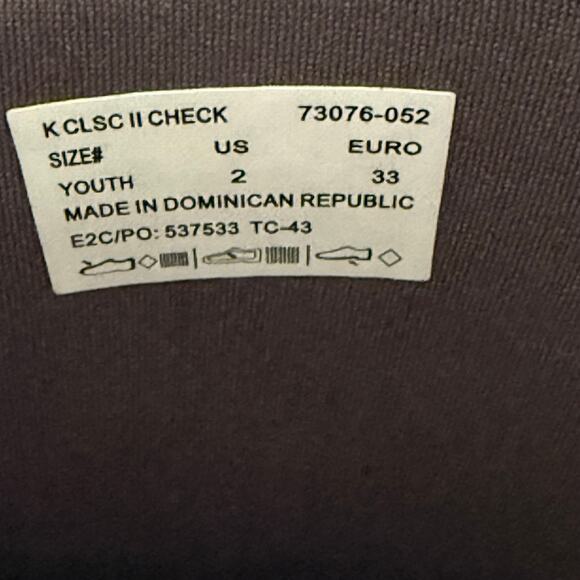 Bogs Kidsyouth Classic II Check size 2 - Gray multicolor- - Picture 2 of 8